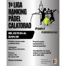 Liga Ranking padel Calatorao